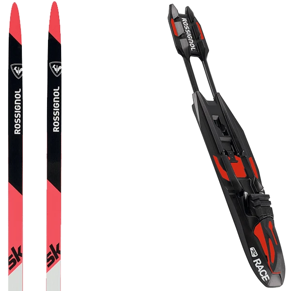 ROSSIGNOL DELTA COMP SKATING 22 + ROSSIGNOL RACE SKATE RED