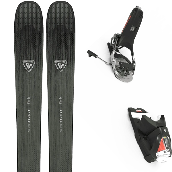 ROSSIGNOL SENDER 106 TI PLUS OPEN + LOOK PIVOT 14 GW B115 BLACK/ICON