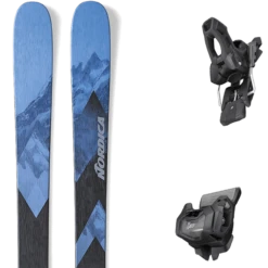 NORDICA ENFORCER 104 FREE BLUE GREY + TYROLIA ATTACK 11 GW W/O BRAKE A