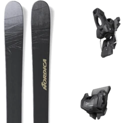 NORDICA UNLEASHED 108 GREY GOLD + TYROLIA ATTACK 11 GW W/O BRAKE A