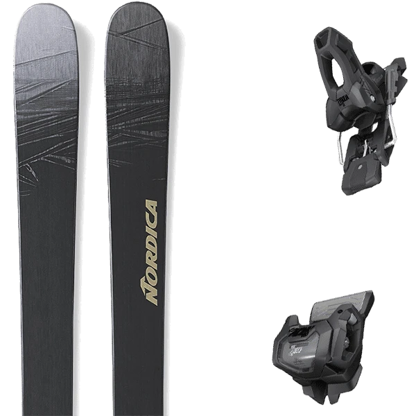 NORDICA UNLEASHED 108 GREY GOLD + TYROLIA ATTACK 11 GW W/O BRAKE A