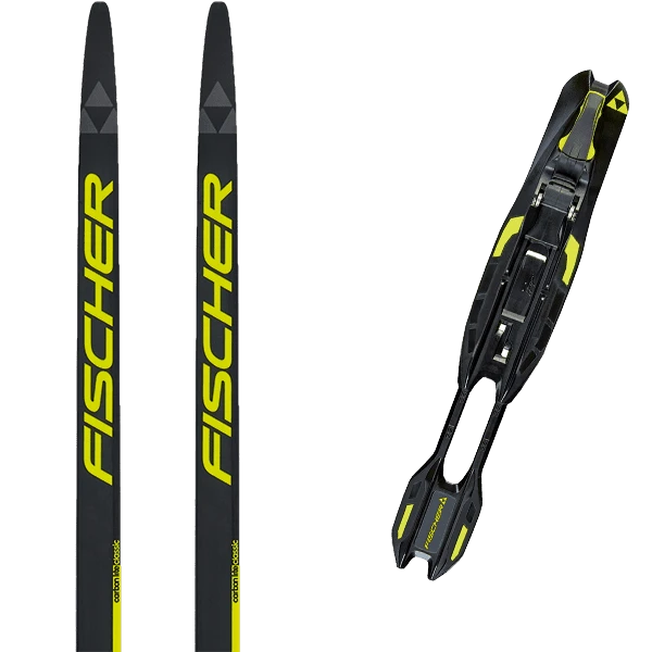 FISCHER CARBONLITE CLASSIC JR + FISCHER RACE JR CLASSIC IFP