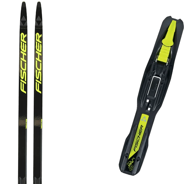 FISCHER TWIN SKIN RACE JR + FISCHER TOUR STEP-IN JR
