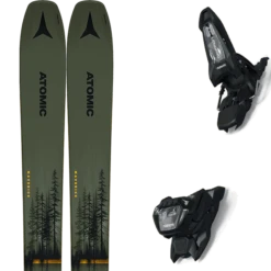 ATOMIC MAVERICK 100 TI MTGREEN/SAFR + MARKER GRIFFON 13 ID BLACK