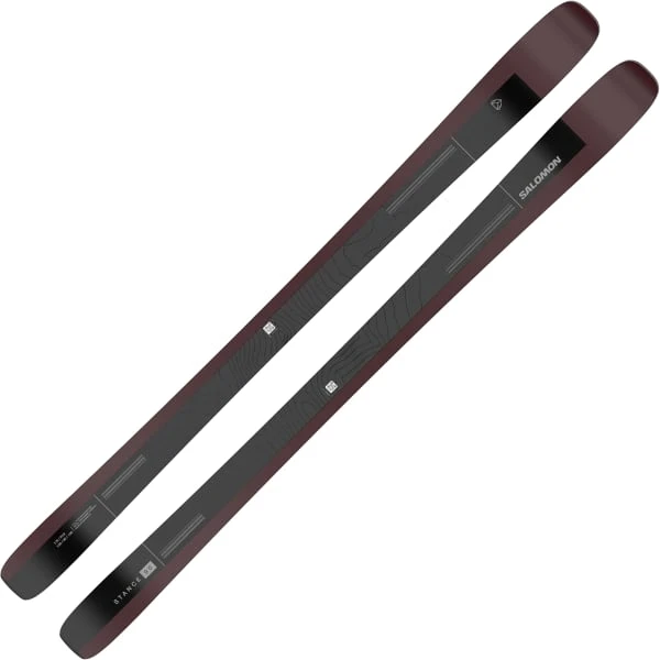 SALOMON N STANCE 90 BLACK/BURGANDY + MARKER GRIFFON 13 ID BLACK - Image 2