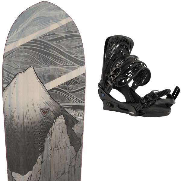 ROSSIGNOL XV SUSHI + BURTON GENESIS BLACK