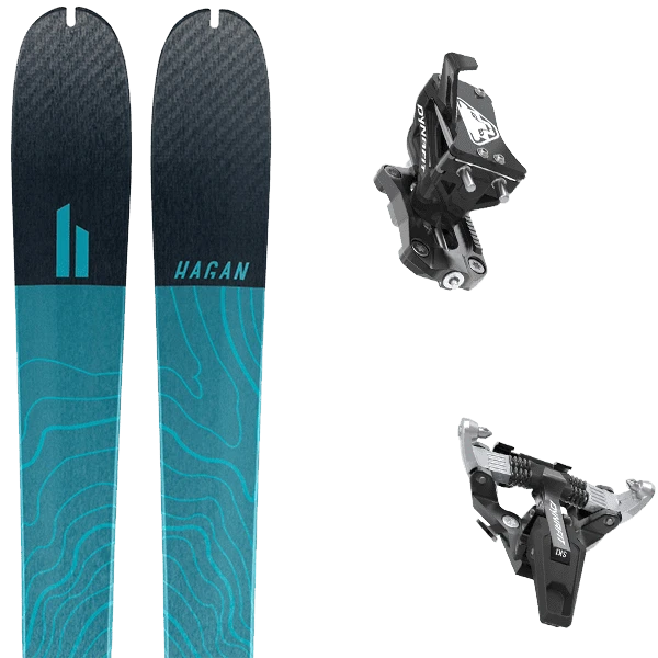 HAGAN CORE 89 LITE + DYNAFIT SPEED TURN BLACK/SILVER