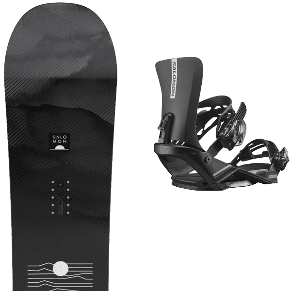 SALOMON PULSE + SALOMON RHYTHM BLACK