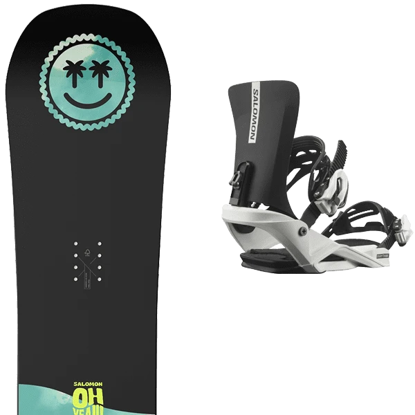 SALOMON OH YEAH GROM + SALOMON RHYTHM JR BLACK/WHITE