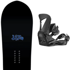 LIB TECH SKUNK APE II + SALOMON HOLOGRAM BLACK