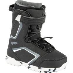 NITRO DROID QLS JR BLK WHT CHARCOAL 23