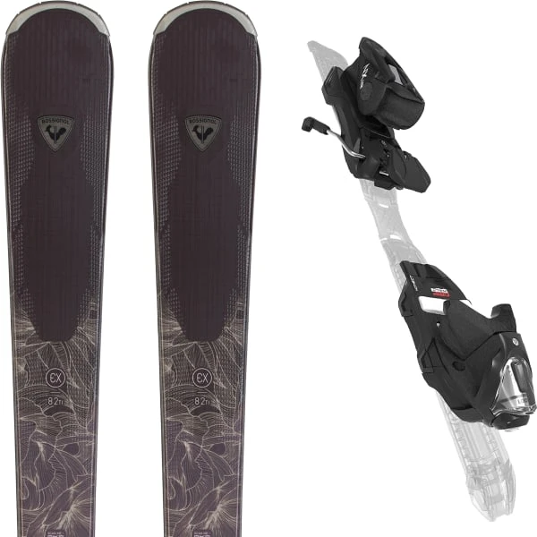 ROSSIGNOL EXPERIENCE W 82 TI K+NX 12 KONECT GW B90 BLK CHR 23